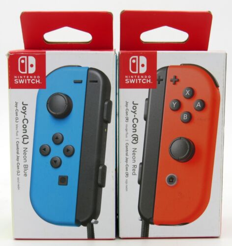 Nintendo Switch Joy Con Wireless Controllers Left / Right - Authentic In Retail