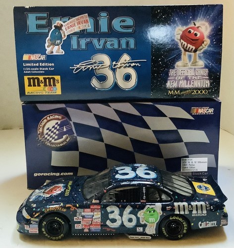 M&M'S NASCAR ERNIE IRVAN NASCAR ミニカー Nascar Action Racing 1/24 #36 M&M Millennium Ernie Irvan | eBay
