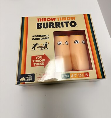 Throw Throw The Burrito Card Game A Dodgeball Card Game -7+ By Exploding Kittens