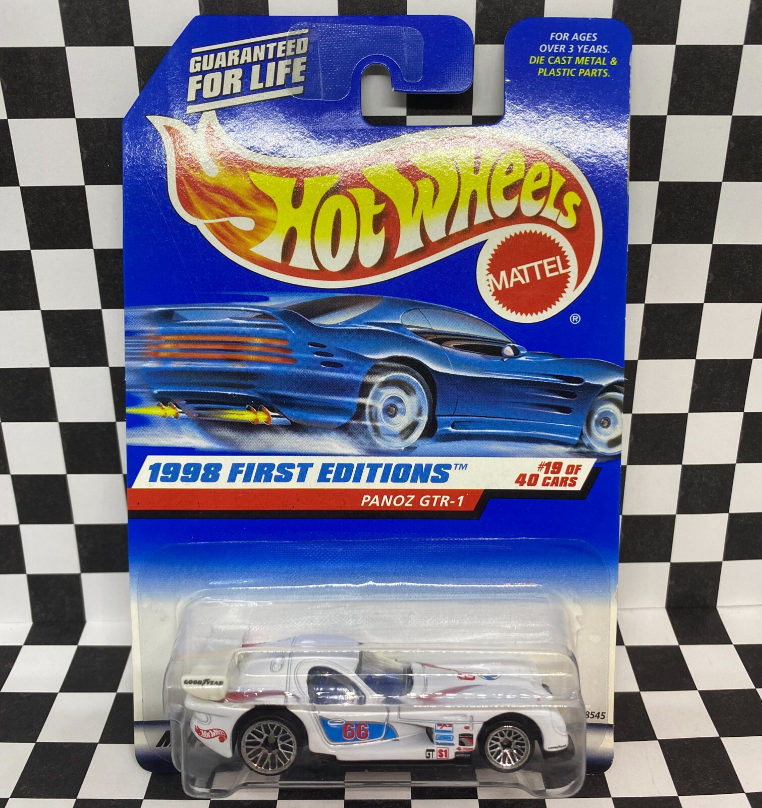 Hot Wheels 1998 Mainline First Editions White Panoz GTR-1 | eBay