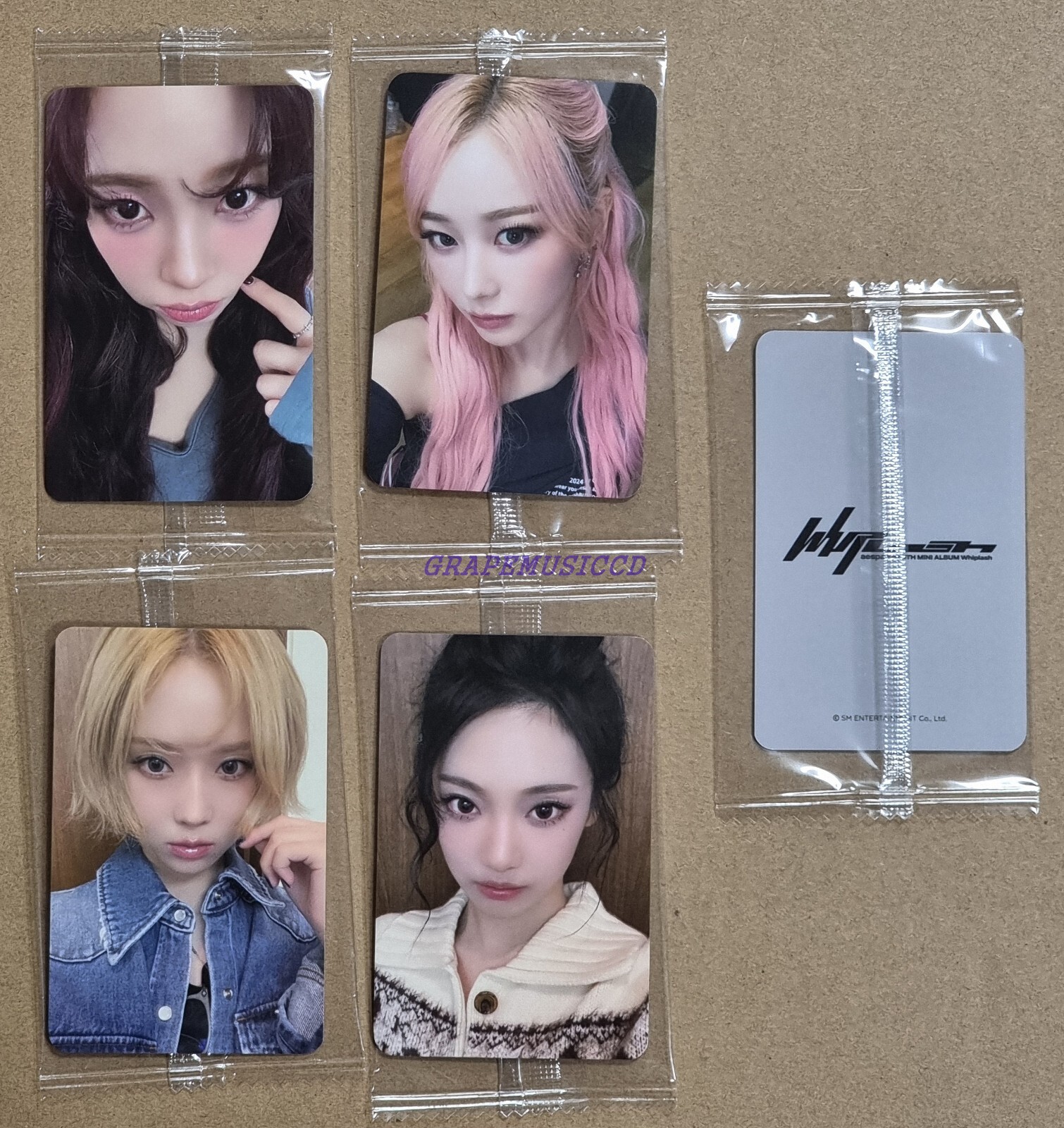 公式品】 aespa Whiplash トレカ ktown4u カリナ