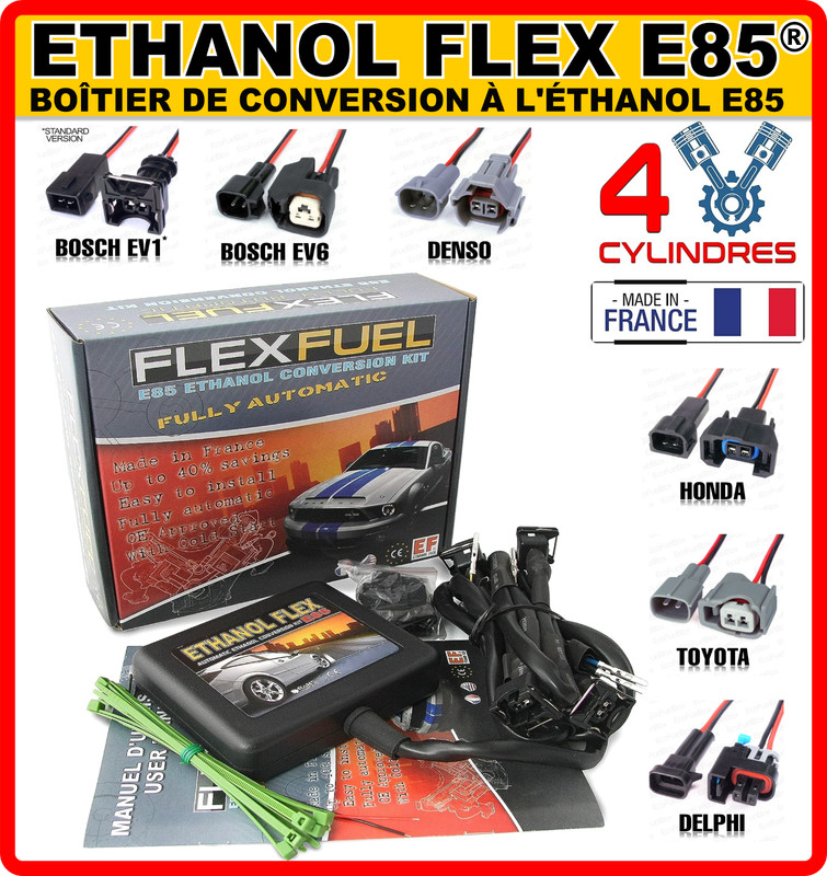 Boitier De Conversion Ethanol E85 - 4 Cylindres - Boitier BioÃ©Thanol - Kit E85