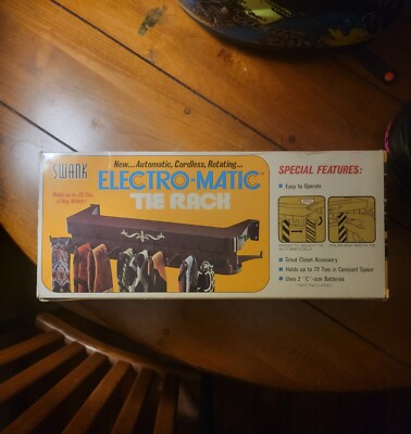 Vintage Swank Electro-Matic Tie Rack