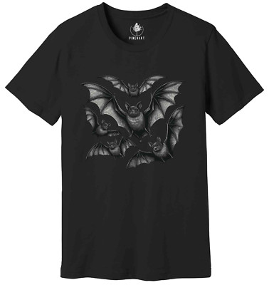 Bat Sweatshirt, Halloween Sweatshirt, Vintage Gothic Vampire Bat Sweatshirt