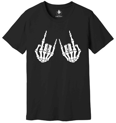 Skeleton Hand Shirt, Skeleton Shirt, Horror Gift, Skeleton Rock Shirt