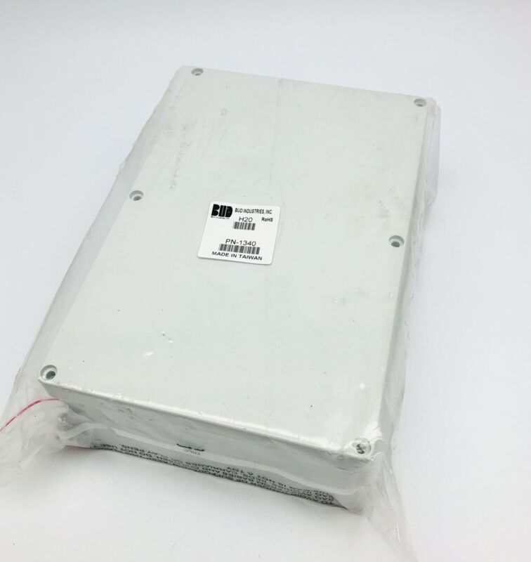 Bud Industries Pn-1340 Plastic Box Gray 