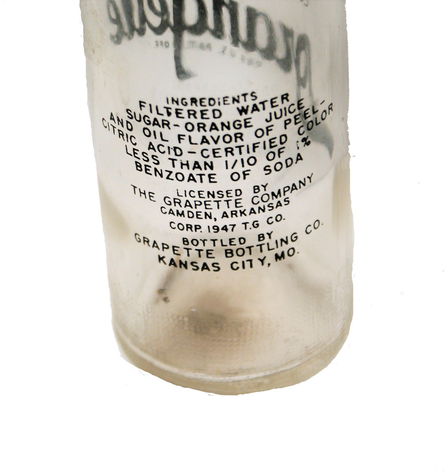 Vintage Orangette Bottle Kansas City, Missouri