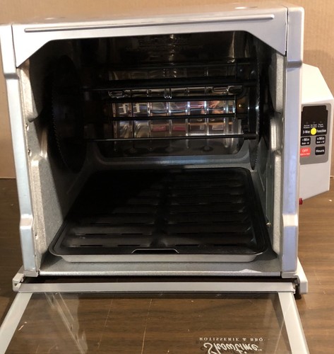 Ronco Showtime Rotisserie & BBQ Oven Model 5000 Silver With Some Accessories
