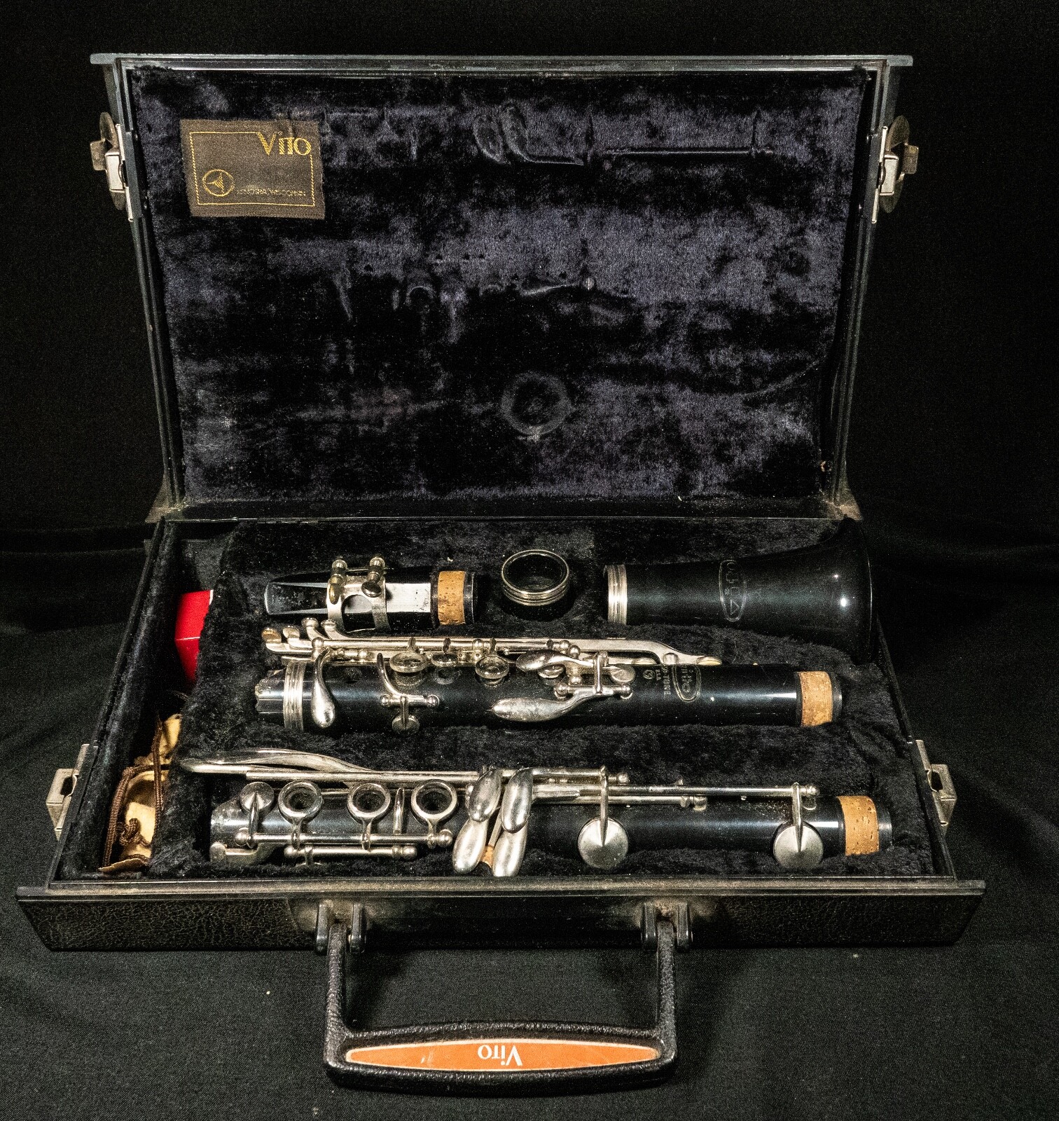 送料込み VITO RESO-TONE3 クラリネット本体 ケース付き Vito Reso Tone 3 Clarinet USA クラリネット 木管楽器 -a817