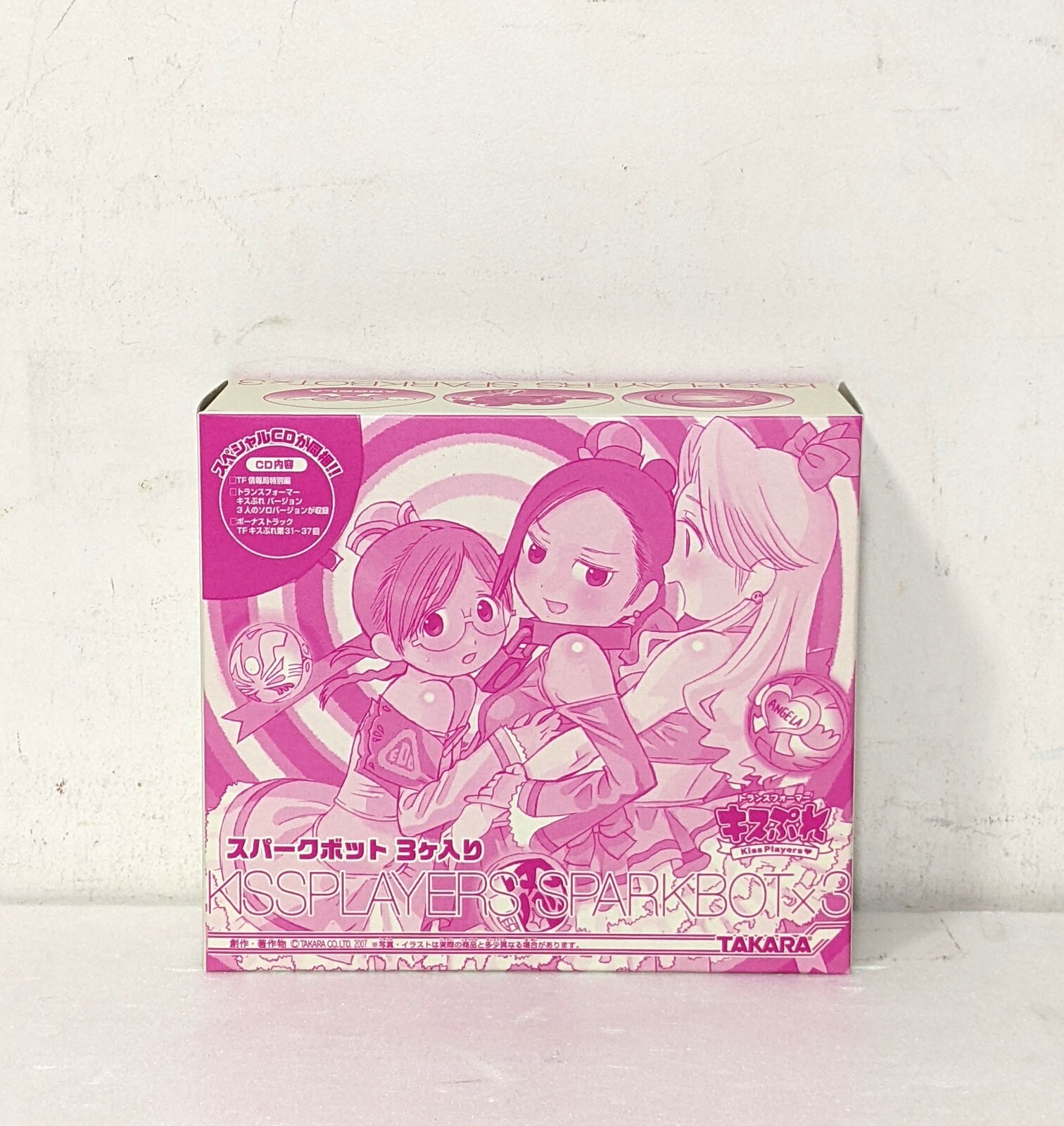 Takara Transformers Kiss Players SPARKBOT x 3 Figure Angela