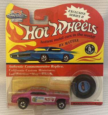 Hot Wheels Vintage Collection Series II Mongoose Pink Sealed Blister