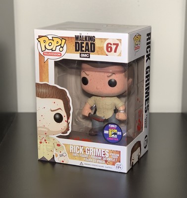 bloody rick grimes funko pop