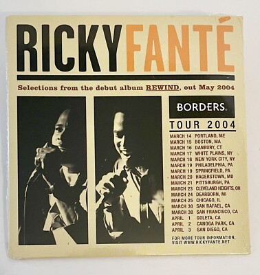 Ricky Fante, Selections From Rewind, Single, Promo, CD, 2004