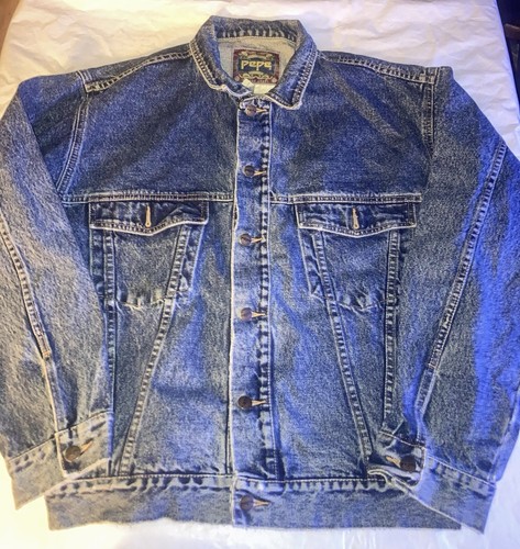ターナーさん専2/20 新品　PEPE JEANS 　コートジャケット　M~L感 Pepe Unisex Vintage 80's 90's L Denim Jacket RN66476 Stone