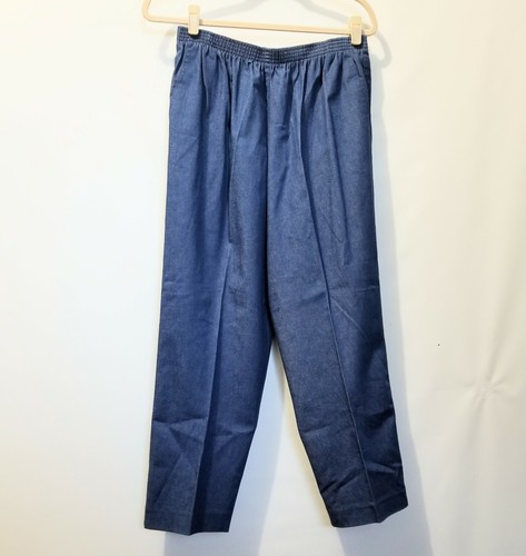 alia womens denim tech stretch pull on pants