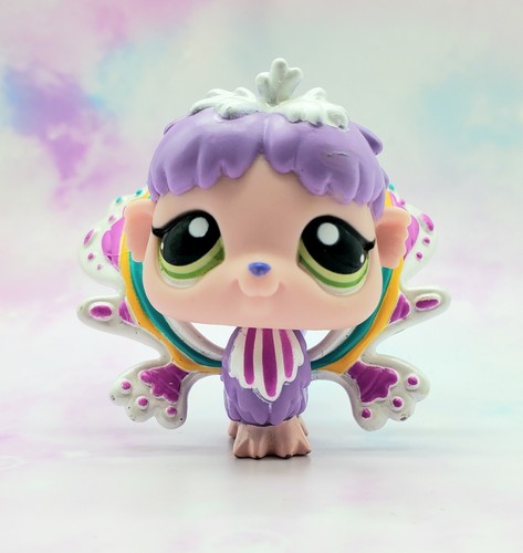 Littlest Pet Shop Authentic # 2721 Pink Purple Fairy Green