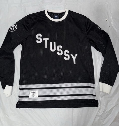 STÜSSY INTERNATIONAL TEAM JERSEY stussy Stussy International Team Jersey Black Men's - SS25 - US