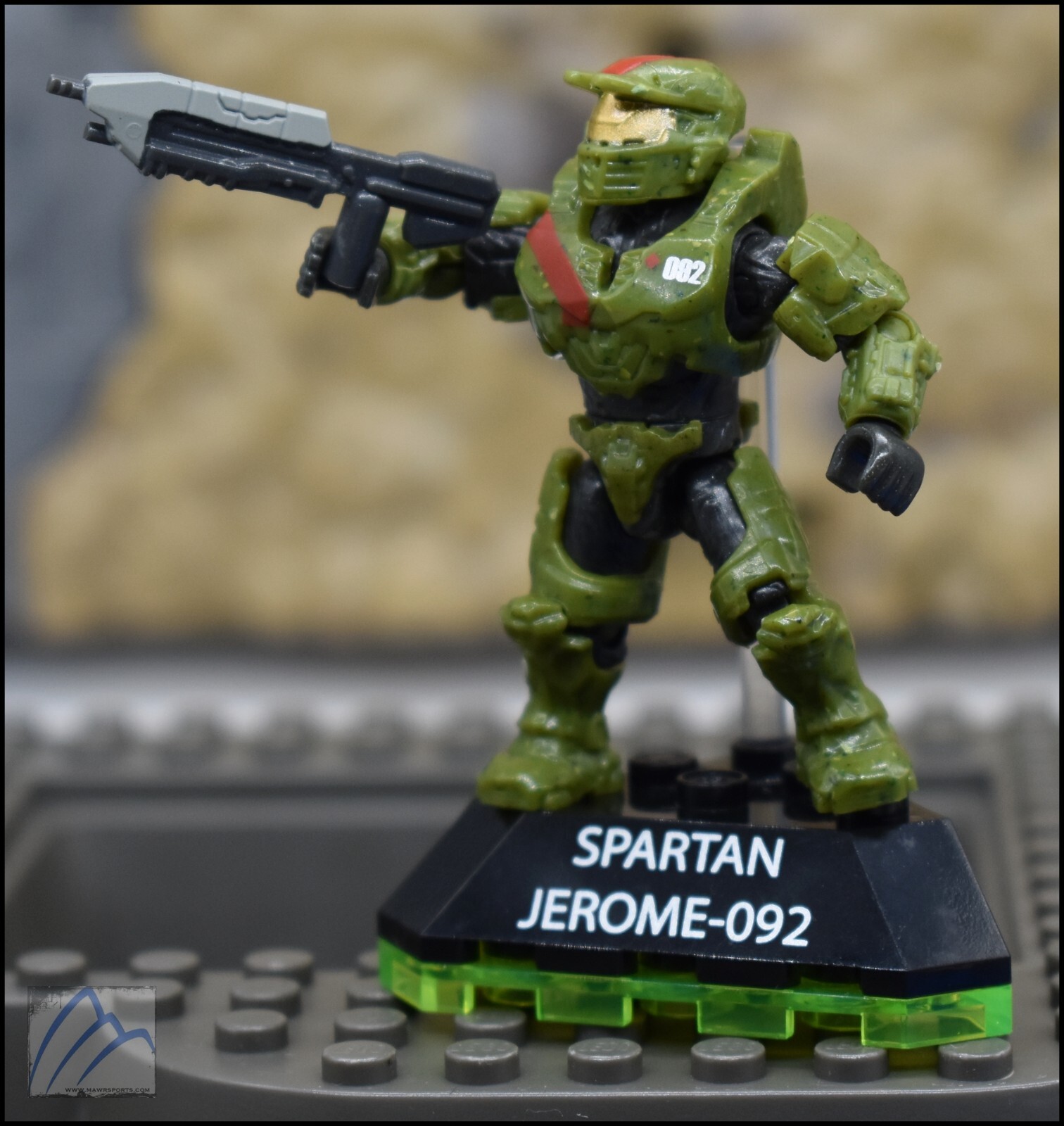 HALO HEROES MEGA CONSTRUX BLOKS SPARTAN JEROME-092 MINI
