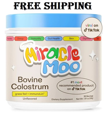 Colostrum Supplement for Gut Health Hair Growth Beauty and Immune Support - USA!
