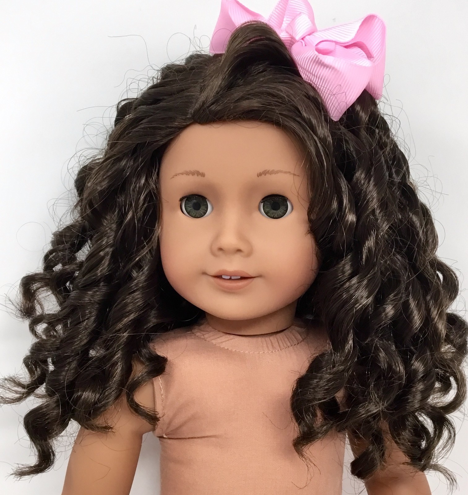 American Girl Doll New Truly Me Curly Brown Hair W Hazel