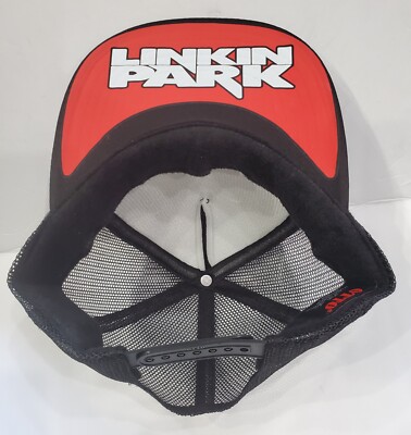 80s 90s Flashbacks Colors Red White LP Trucker Adjustable
