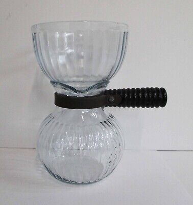 Vintage Pour Over Coffee Maker Kitchen Glass Silex 1 or 2 Cup Stove Top 1950s