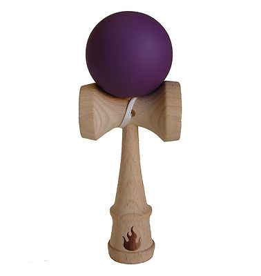 Purple Rubberized Kendama