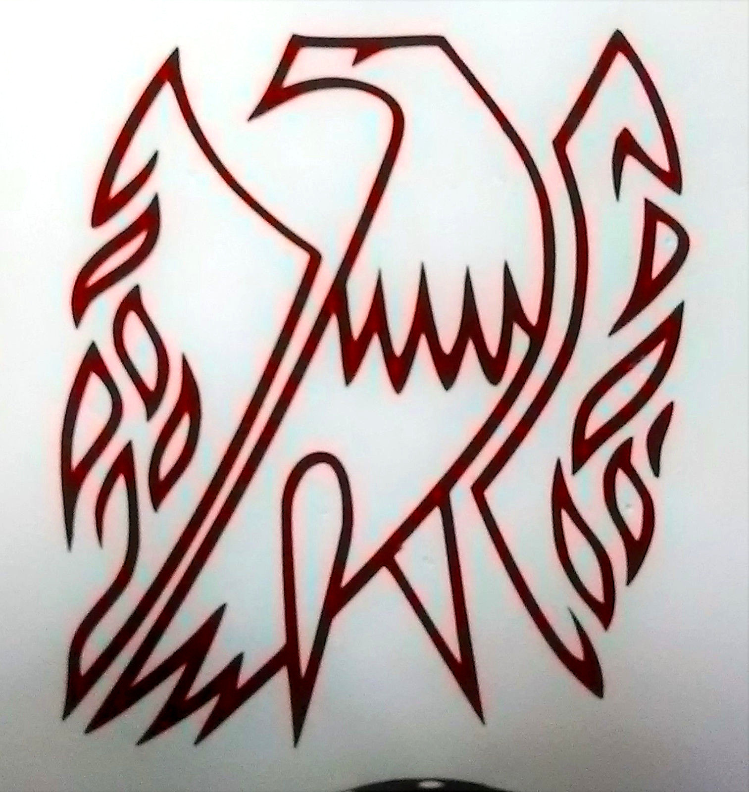 Gibson Guitar Headstock Firebird Decal Sticker Logo, OEM, RED, 7 YR WARRANTY