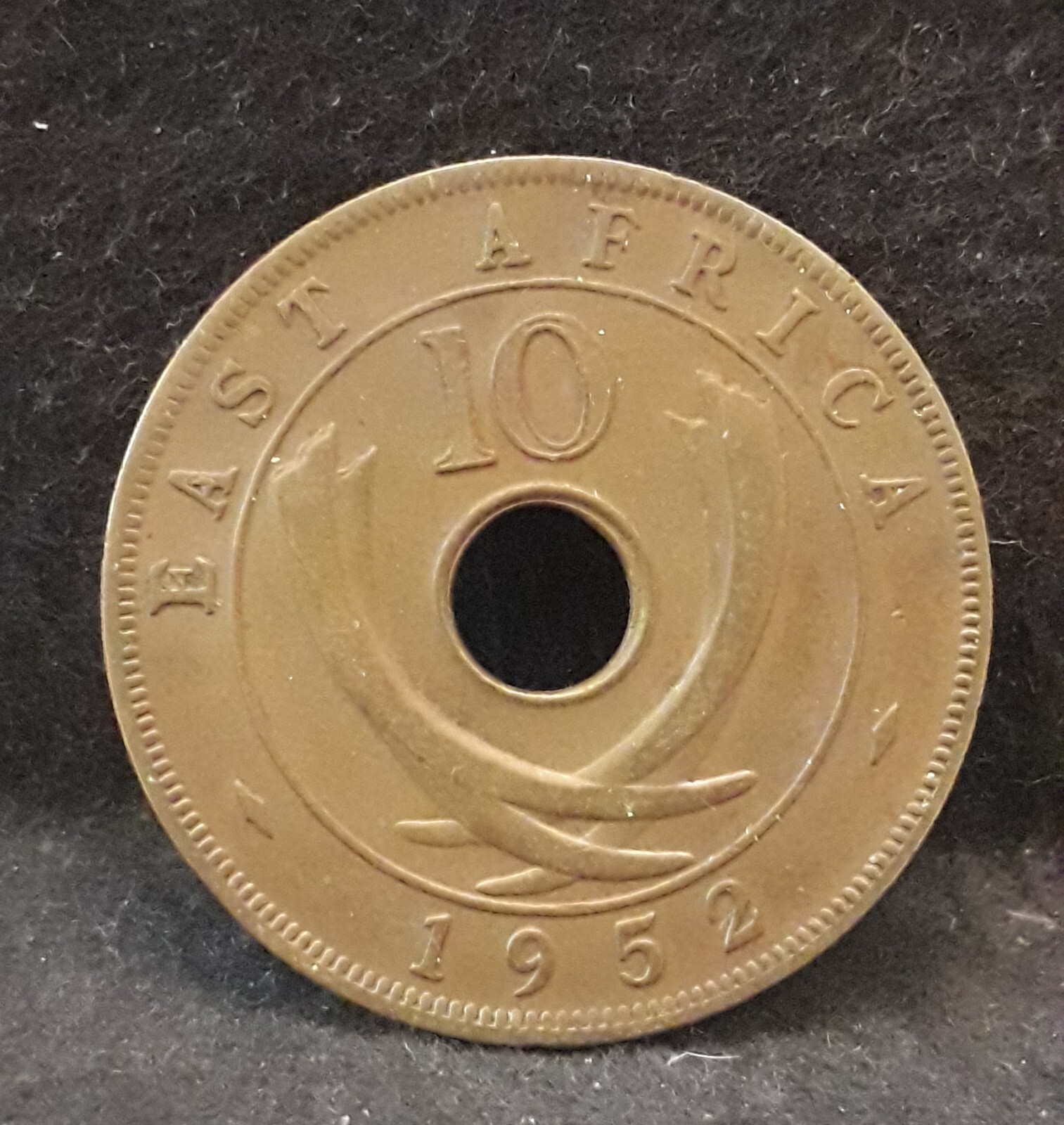 アンティーク 東アフリカ 1952 10セント アンティーク 東アフリカ 1952 10セント East Africa - 10 Cents