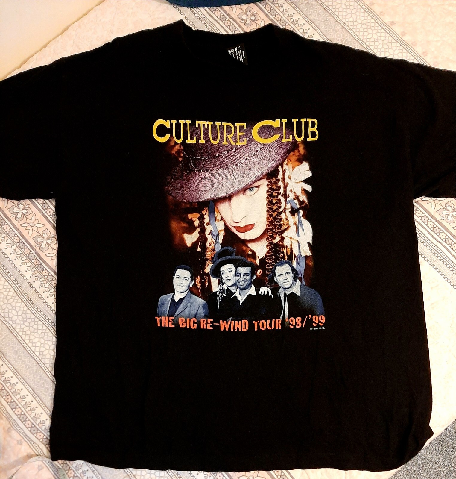 CultureClub　'98 VINTAGE Vintage Boy George & Culture Club Summer '98 Tour T Shirt