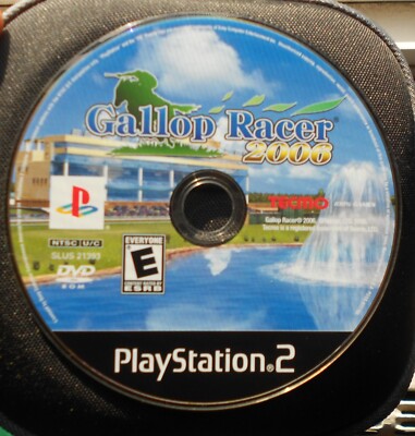 Gallop Racer 2006 (Sony PlayStation 2, 2006) Manual, Tested, Works, PS2