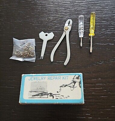 Vintage 1960's Jewelry Repair Kit... Made in Taiwan