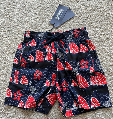 NEW 100% AUTHENTIC VILEBREQUIN SWIM TRUNKS FOR KIDS - NAVY BLUE - 2 YEARS