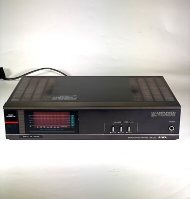 Aiwa BX-110 Stereo Power Amplifier Vintage 120 Watts RMS Aiwa BX-110 Stereo Power Amplifier Vintage 120 Watts RMS