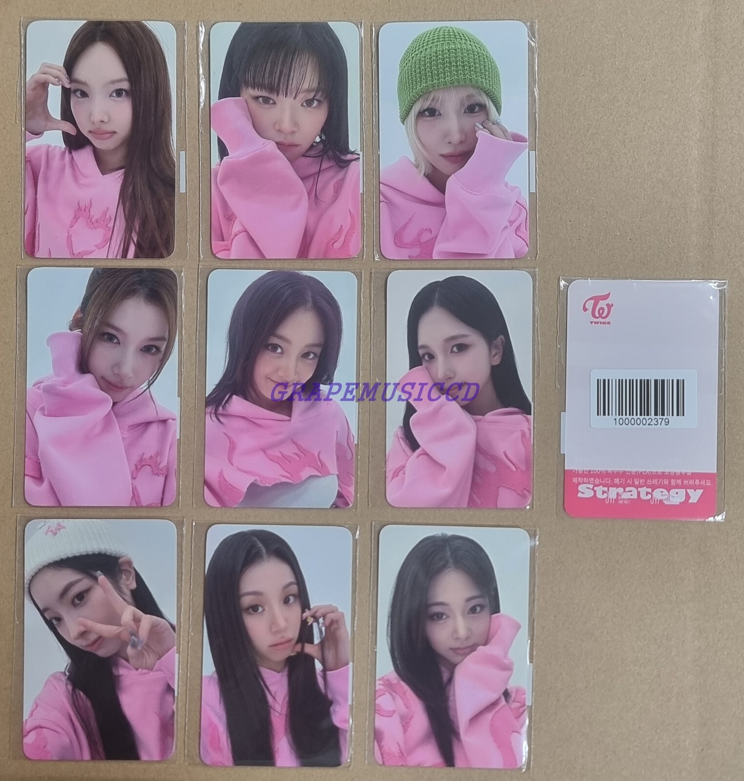 TWICE STRATEGY POP-UP IN SEOUL OFFICIAL GOODS EVENT TWICE STRATEGY POP-UP IN SEOUL OFFICIAL GOODS EVENT