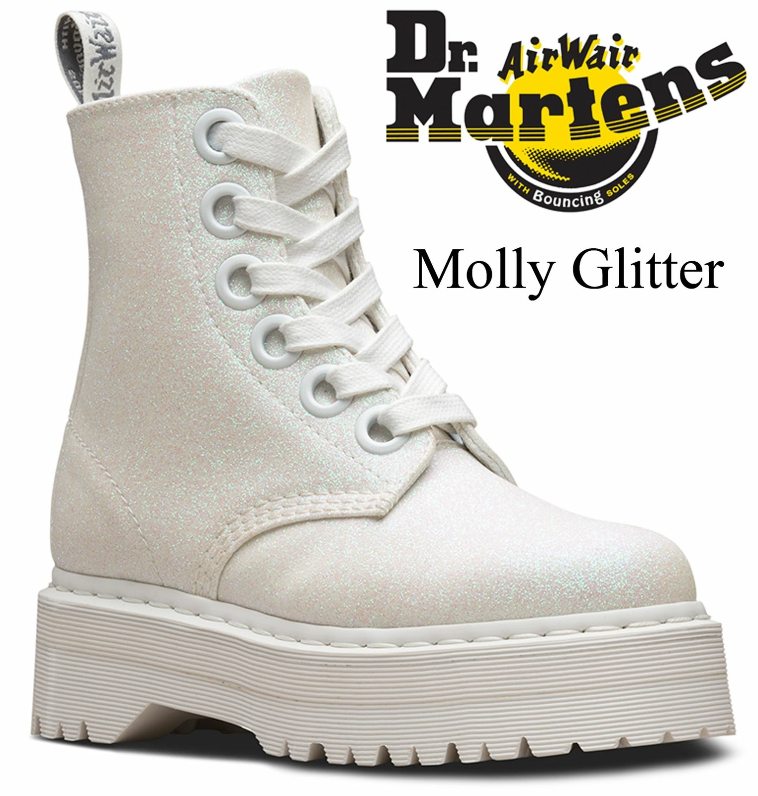 black lolita molly glitter boots