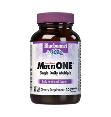 Bluebonnet Multi One без железа 30 растительных капсул