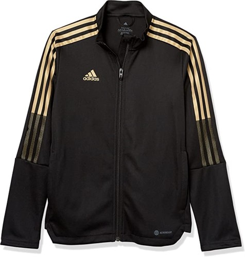 

Спортивная куртка Adidas Youth Tiro, черный/золотой, Black/gold