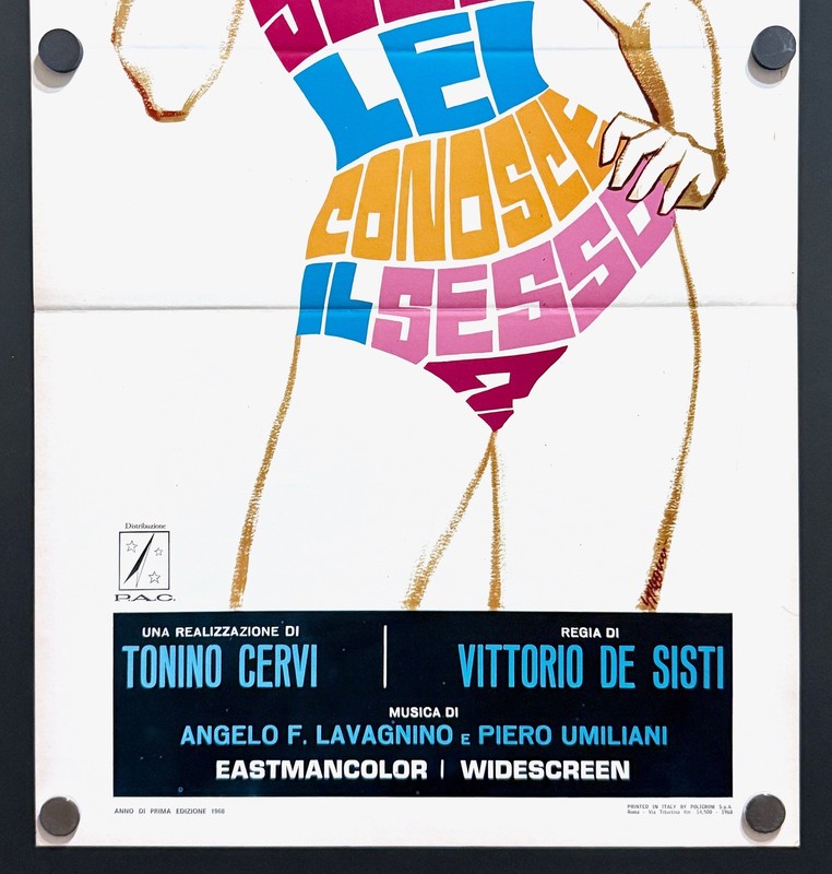 海外雑誌　STILE ITALIANO 2006 Sex Italian Style (1968) Orig Italian Movie Poster – Excellent