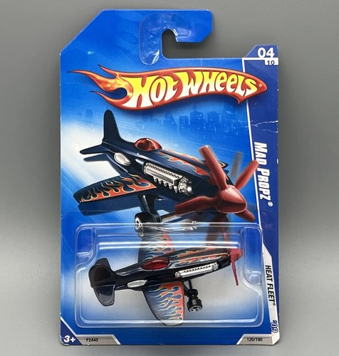 Hot Wheels Mad Propz Heat Fleet '09 4/10 Blue/Red Free