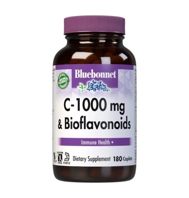 Bluebonnet C-1000 мг плюс биофлавоноиды 180 капсул