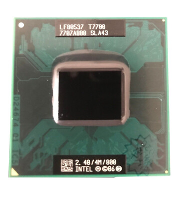 Intel Core 2 Duo T7700 2.4 GHz SLA43 SLAF7 Dual-Core Socket 479 CPU Processor