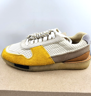 Clarks sneakers yellow deals