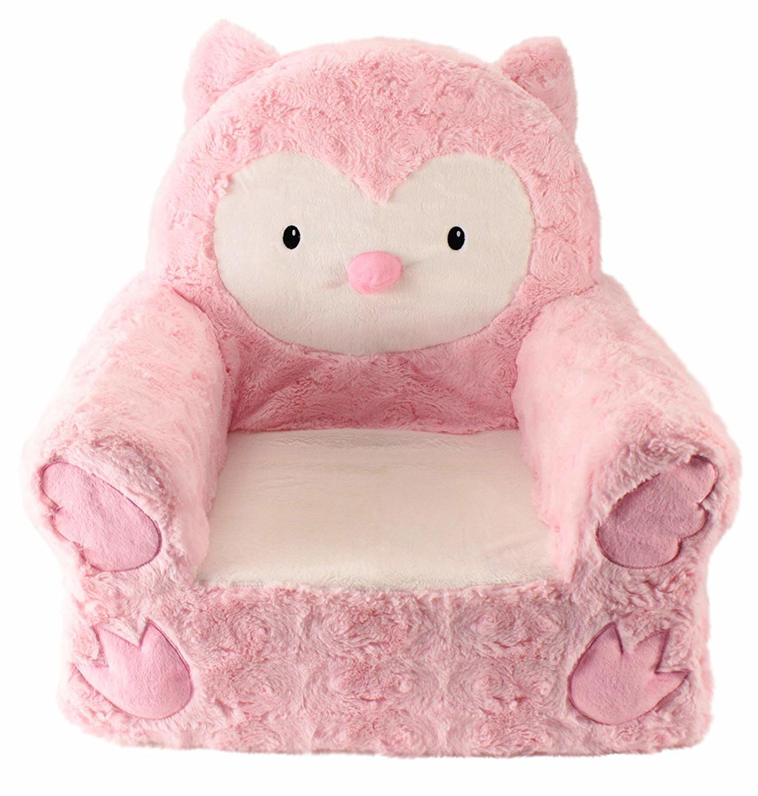 Toddler Bedroom Chair Pink Cushion Lounger Kids Furniture Stuffed Toddler Bedroom Chair Pink Cushion Lounger Kids Furniture Stuffed Animal Plush
