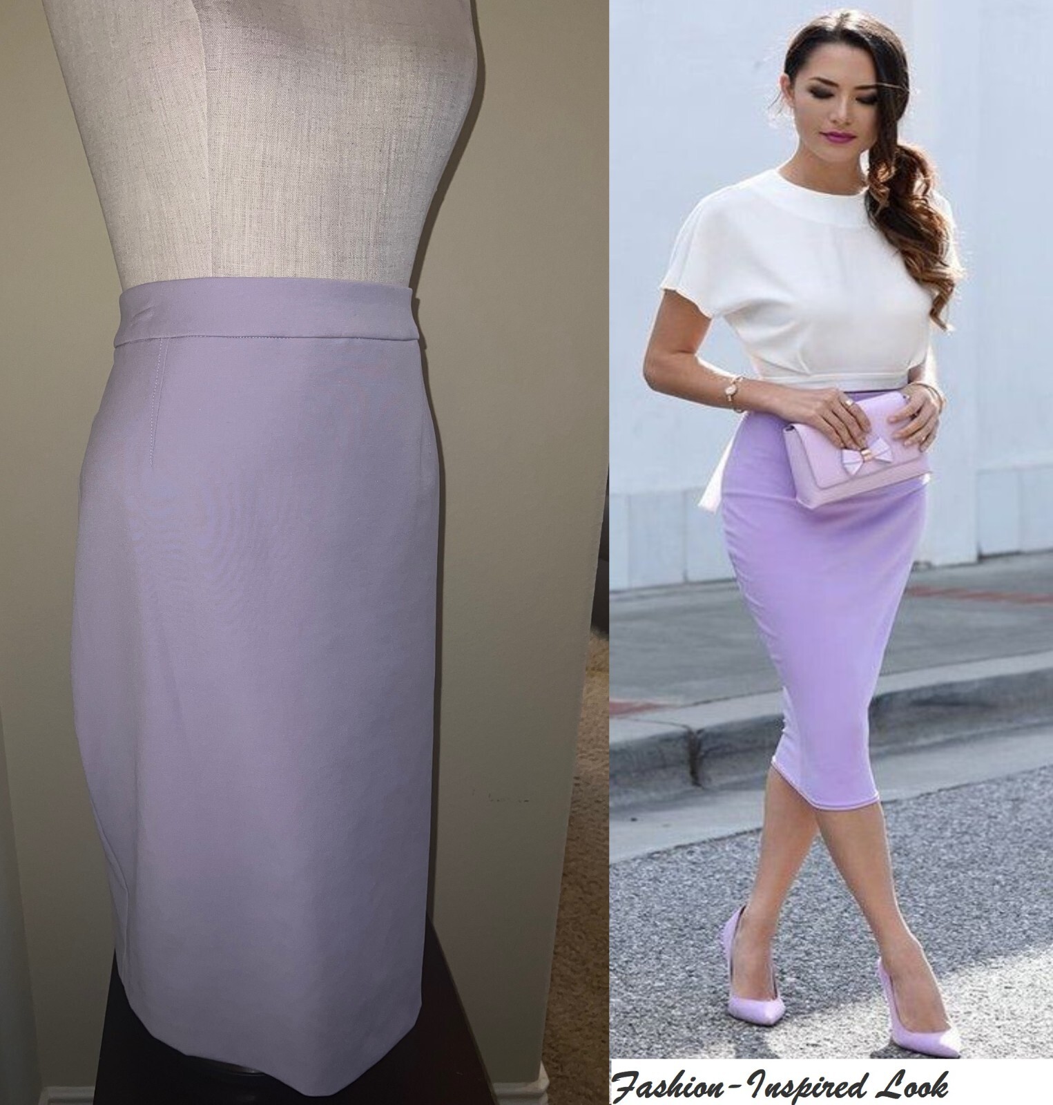 WHITE HOUSE BLACK MARKET * COOL WISTERIA, LAVENDER PENCIL