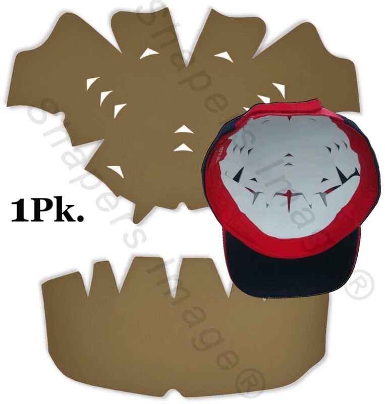 1Pk. BEIGE-LARGE Baseball Cap Crown Insert & Dome Panel Hat Shaper Combo| Liner 