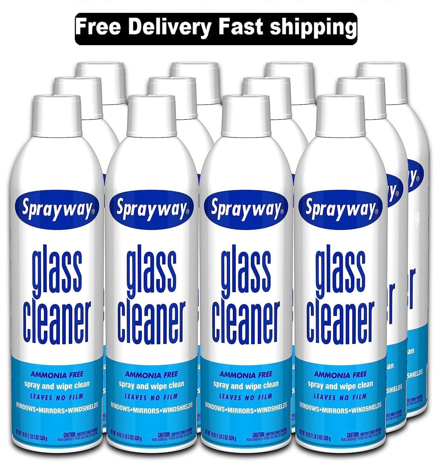 Sprayway Glass Cleaner 12 Pack Glasscleaner