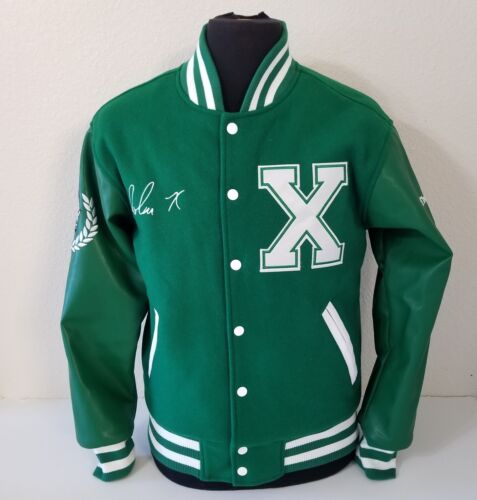 Buy Supreme x 40 Acres Malcolm X Varsity Jacket 'Black