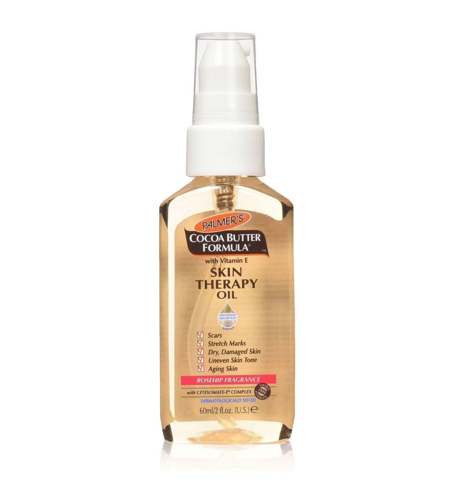 Hidratantes para el cuidado de la piel con aceite de cuerpo completo de Palmer's
