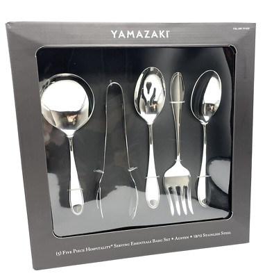 YAMAZAKI Hospitality Serving Essentials Basic 5 PC Set 18/10 Stainless Steel NEW